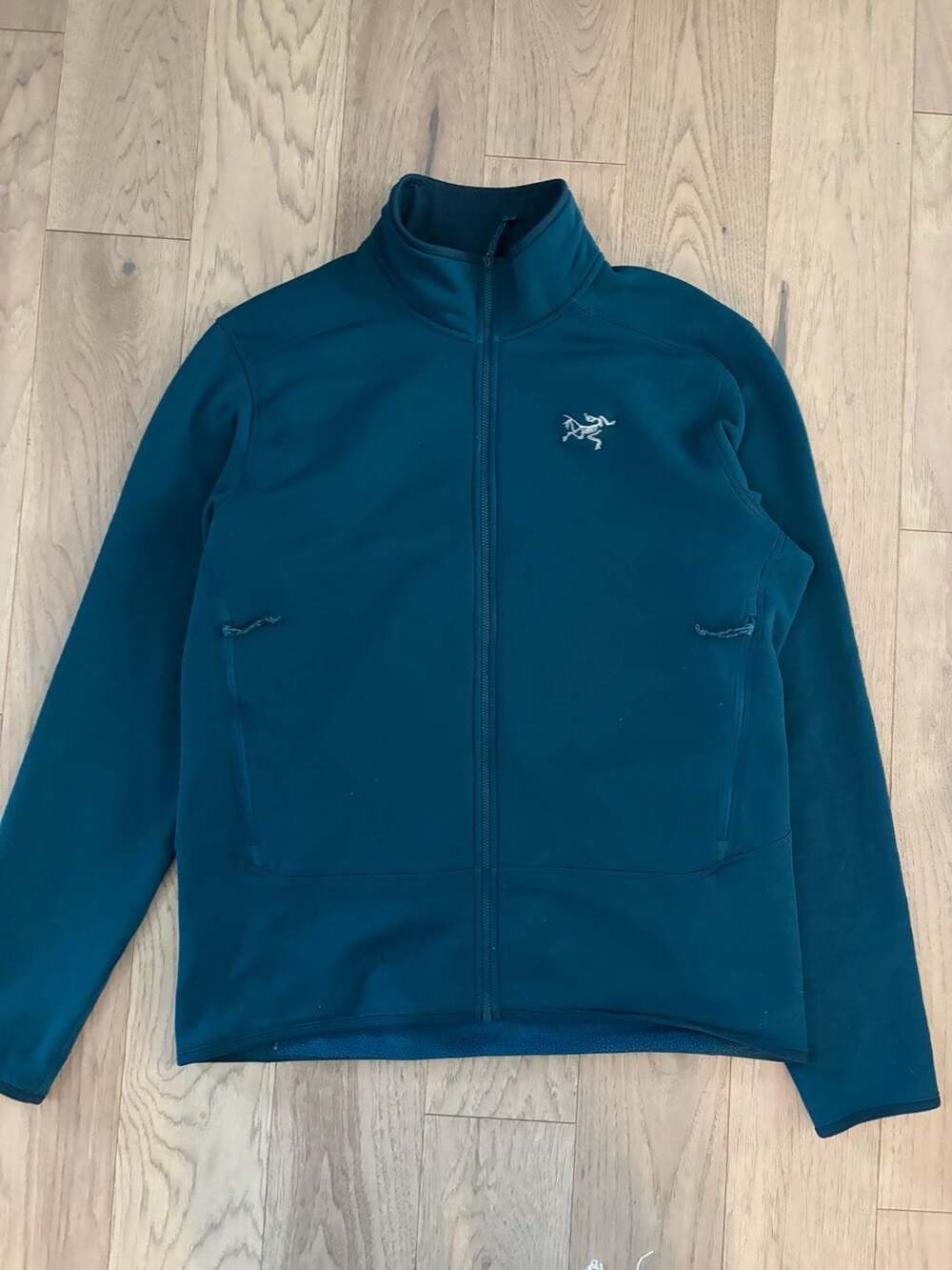 Arc'teryx Kyanite Jacket Men's Teal Blue Full Zip Fleece Large